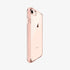 042CS20924 - iPhone SE Ultra Hybrid case in rose crystal showing the back
